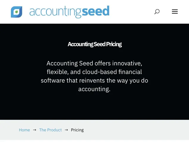 Avis Accounting Seed Prix logiciel de comptabilité et livres de comptes 