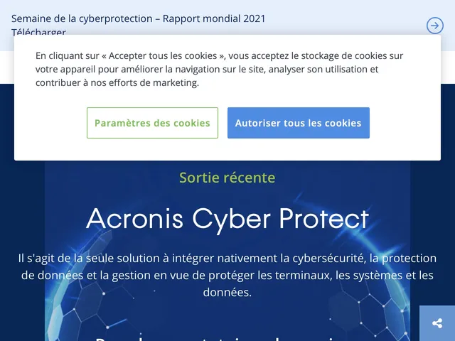 Avis Acronis Disaster Recovery Prix service IT - infrastructure Informatiques 