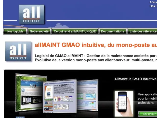Avis Allmaint Prix logiciel de gestion de maintenance assistée par ordinateur (GMAO) 