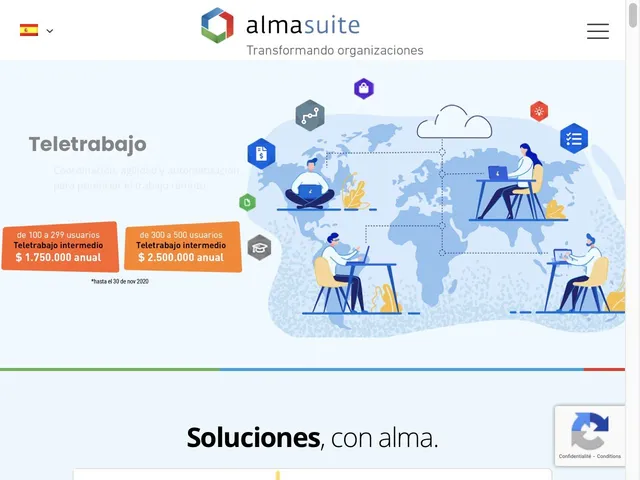 Avis Alma Suite Prix logiciel de collaboration en équipe - Espaces de travail collaboratif - plateforme collaboratives 