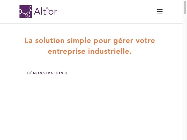 Avis Altior Prix logiciel ERP (Enterprise Resource Planning) 