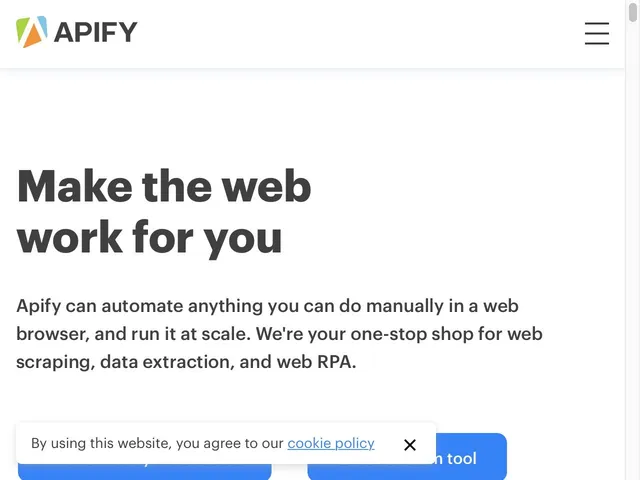 Avis Apify Prix logiciel pour scraper des données 