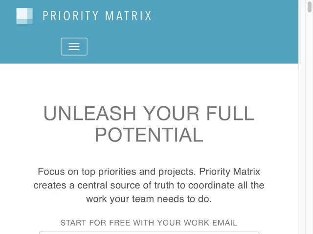 Avis Priority Matrix Prix logiciel de gestion des taches 