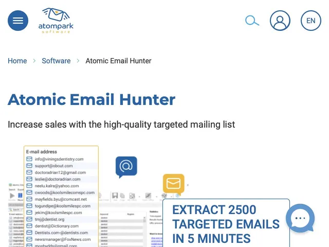  Avis Atomic Mail Sender Prix logiciel d'emailing - envoi de newsletters 