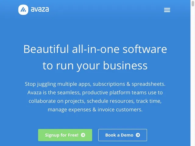 Avis Avaza Prix logiciel de gestion de projets 