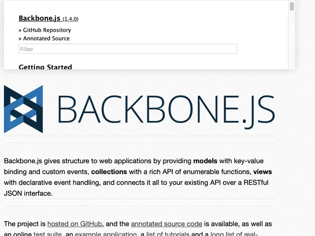 Avis Backbone.js Prix framework MVC Javascript 