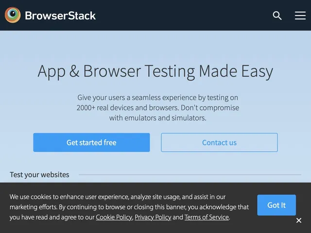 Avis BrowserStack Prix logiciel de tests de navigateur internet 