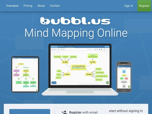 Avis Bubbl.us Prix logiciel de mind mapping - cartes heuristiques 
