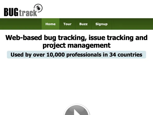Avis BUGtrack Prix logiciel de recherche de bugs (Bugs Tracking) 