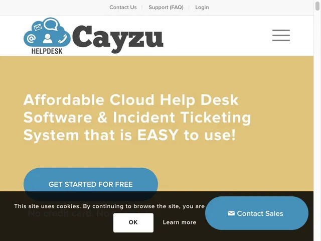 Avis Cayzu Prix logiciel de support clients - help desk - SAV 