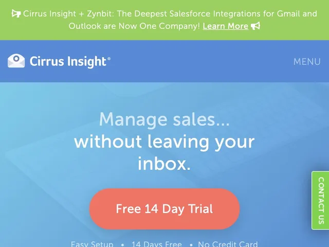 Avis Cirrus Insight Prix logiciel de gestion d'agendas - calendriers - rendez-vous 