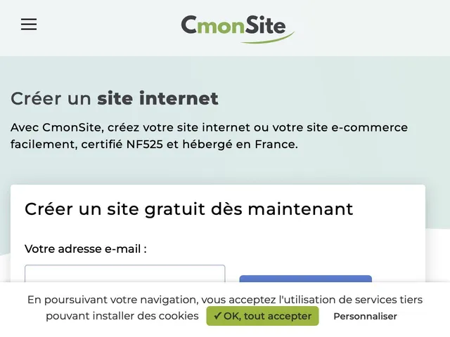 Avis Cmonsite.fr Prix CMS - Gestion de contenu Web 