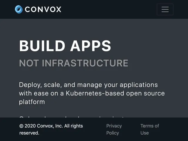 Avis Convox Multi-Cloud Prix plateforme Applicative en tant que service (aPaaS) 