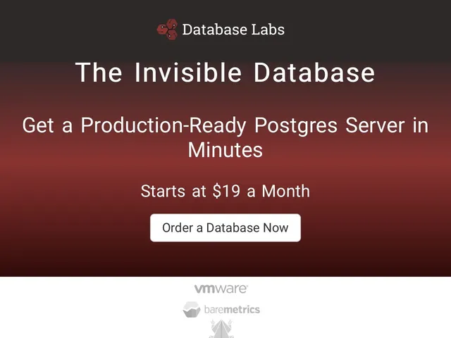 Avis Database Labs Prix base de données relationnelles 
