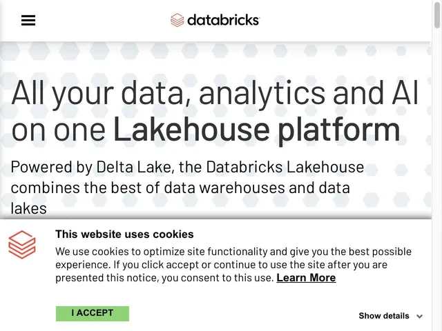 Avis Databricks Prix logiciel d'exploitation des données big data 