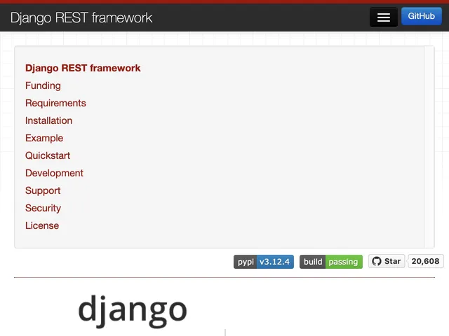 Avis Django REST framework Prix framework web 