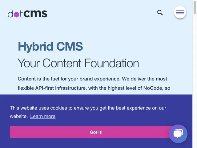 Avis dotCMS Prix CMS API First 