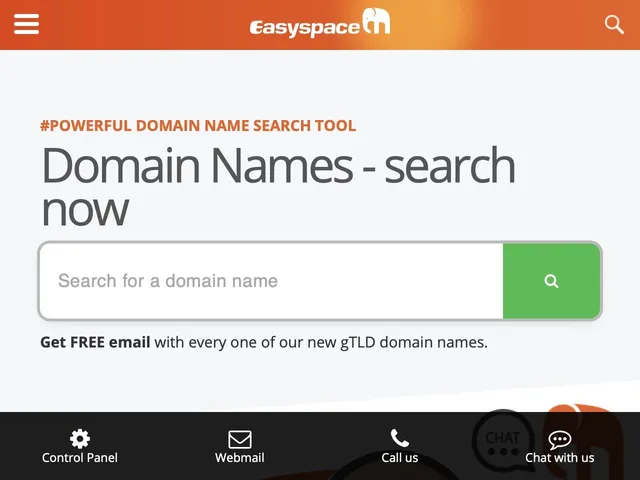 Avis Easyspace Domain Registration Prix outil de Gestion de domaines 