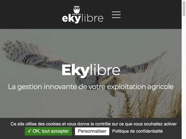 Avis Ekylibre Prix logiciel Gestion d'entreprises agricoles 
