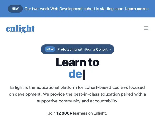 Avis Enlight - Learn to Code Prix logiciel de Devops 