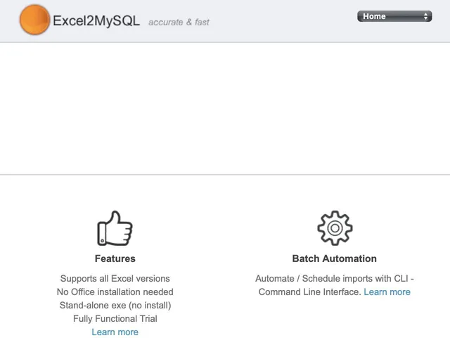 Avis Excel2MySQL Prix logiciel de Devops 