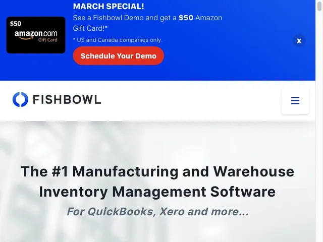 Avis Fishbowl Inventory Prix logiciel de gestion d'entrepots (WMS) 
