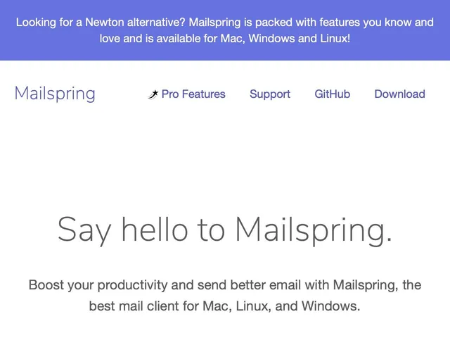 Avis Mailspring Prix logiciel Productivité 