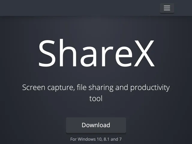 Avis ShareX Prix logiciel de screencast - capture d'écran 