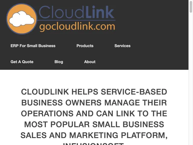 Avis CloudLink Service Prix logiciel ERP (Enterprise Resource Planning) 