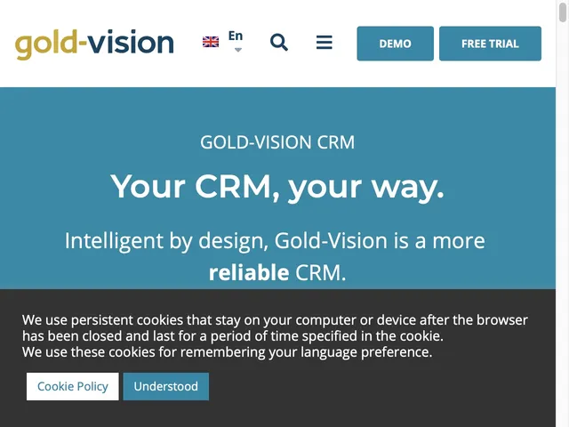 Avis Gold-Vision CRM Prix logiciel CRM (GRC - Customer Relationship Management) 