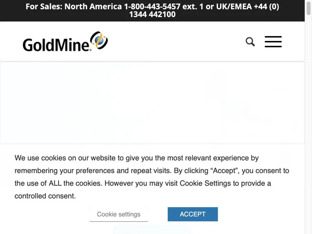 Avis GoldMine Premium Edition Prix logiciel CRM (GRC - Customer Relationship Management) 