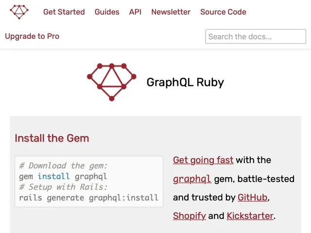 Avis GraphQL Ruby Prix logiciel de Développement 