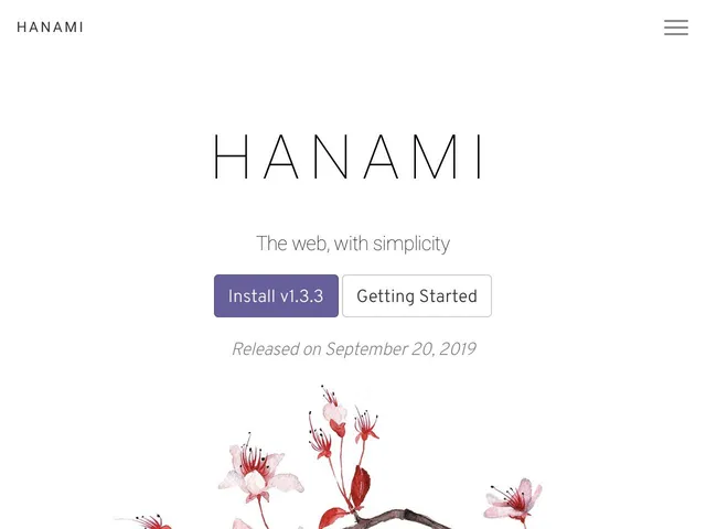 Avis Hanami Prix framework web 