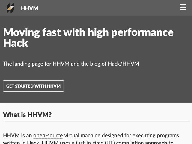 Avis HHVM - HipHop Virtual Machine Prix logiciel de Développement 
