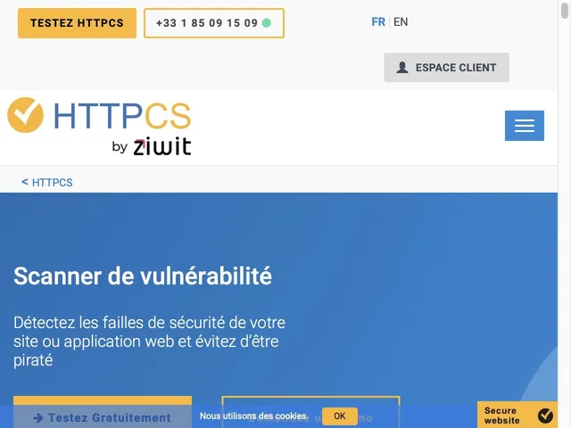 Avis HTTPCS Cyber Vigilance Prix logiciel de détection des vulnérabilités 