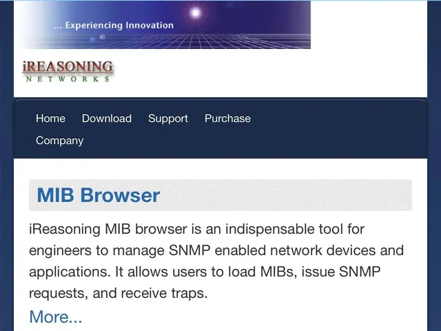 Avis iReasoning MIB Browser Prix réseau - Stockage de Serveurs 