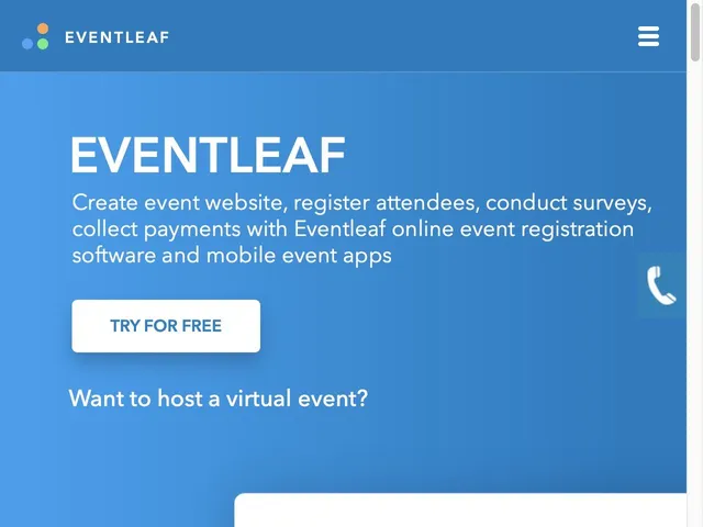 Avis EventLeaf Prix logiciel d'inscription à un événement 