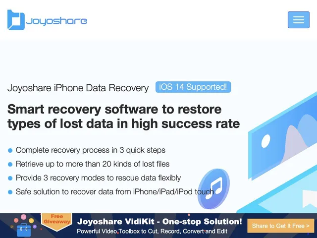 Avis Joyoshare iPhone Data Recovery Prix logiciel de Sécurité Informatique 