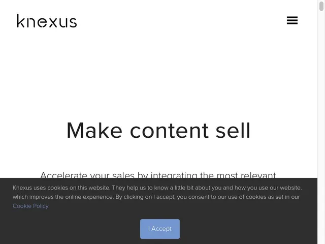 Avis Knexus Prix logiciel de marketing de contenu (content marketing) 