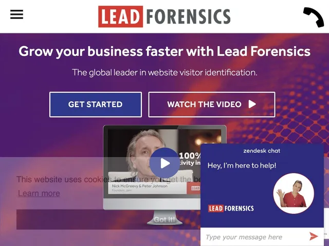 Avis Lead Forensics Prix logiciel de génération de leads 