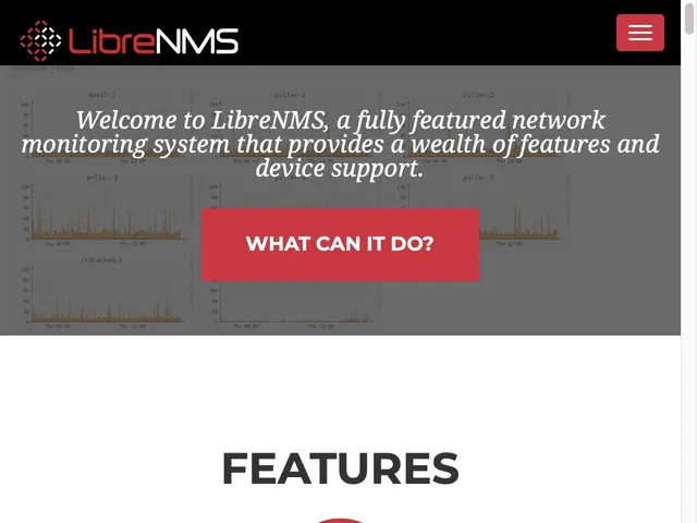 Avis LibreNMS Prix réseau - Stockage de Serveurs 
