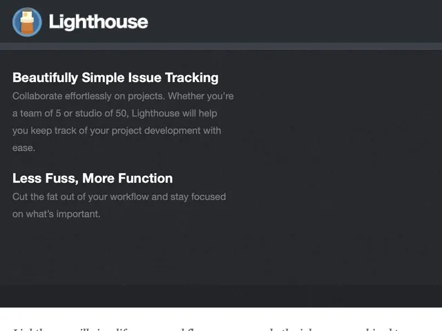 Avis Lighthouse Prix logiciel de recherche de bugs (Bugs Tracking) 