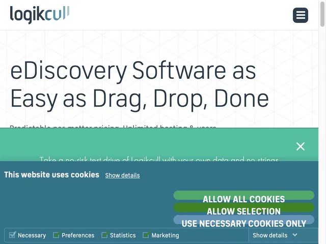 Avis LogikCull Prix logiciel d'e-discovery 
