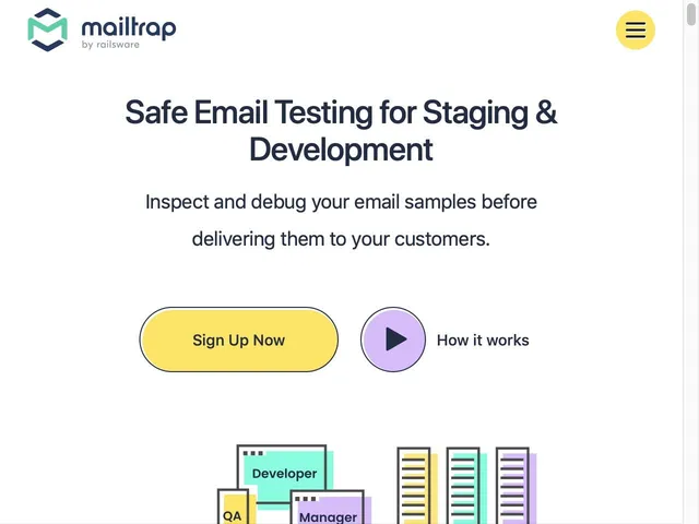 Avis Mailtrap Prix logiciel de délivrabilité des emails 