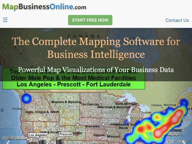 Avis Map Business Online Prix logiciel Business Intelligence - Analytics 