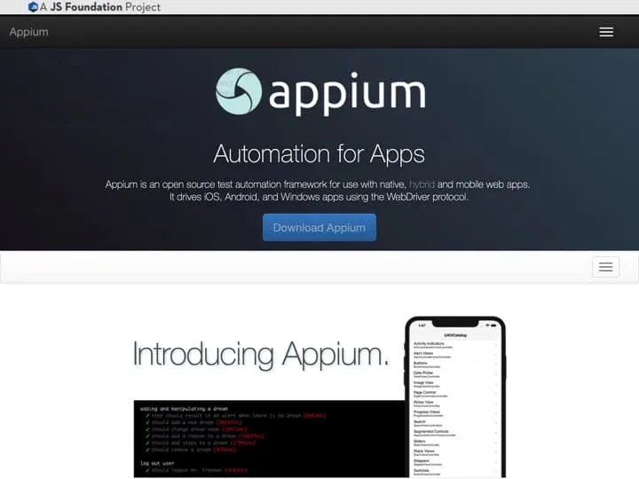 Meilleur logiciel d'automatisation des tests mobiles : Appium, Calaba