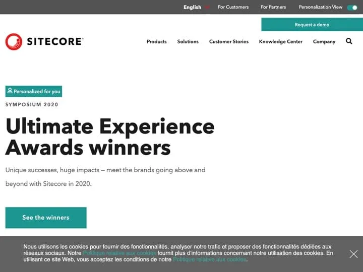 Meilleur logiciel de gestion de contenu d'entreprise : Sitecore, Ingeniux
