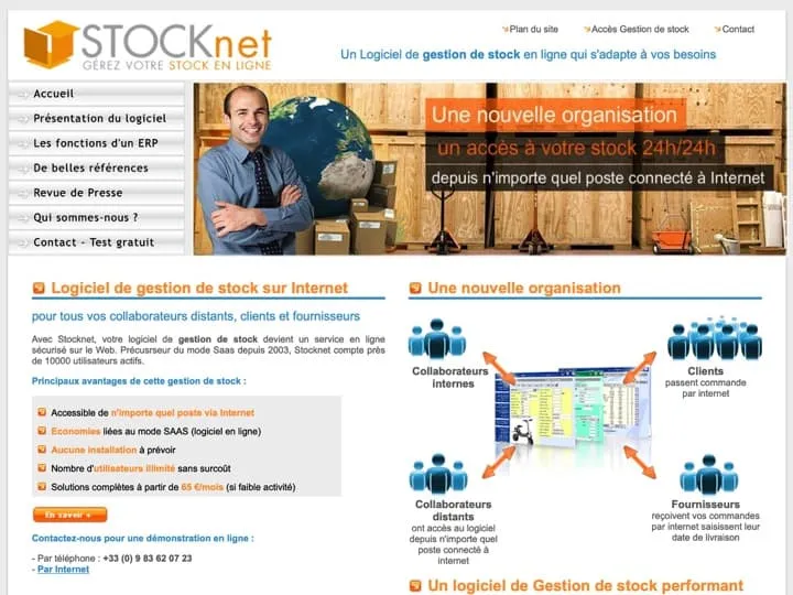 Meilleur logiciel de gestion des stocks - inventaires : E Stocknet, Sigma 