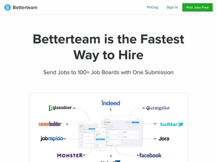 Meilleur logiciel de gestion d'un job board : Betterteam, Smartjobboard