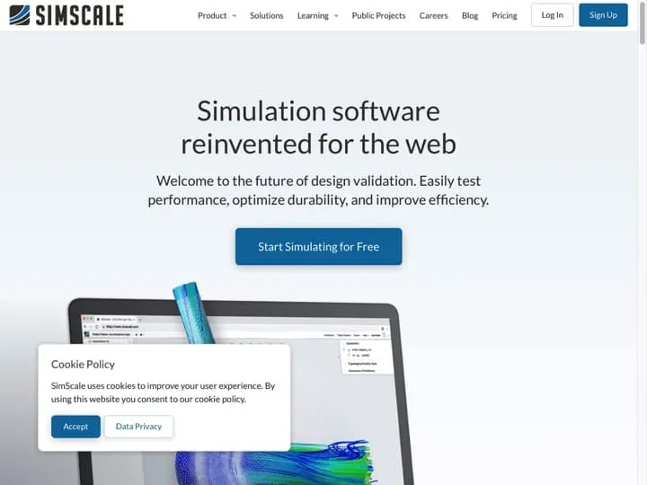 Meilleur logiciel de modélisation et simulation : Simscale
